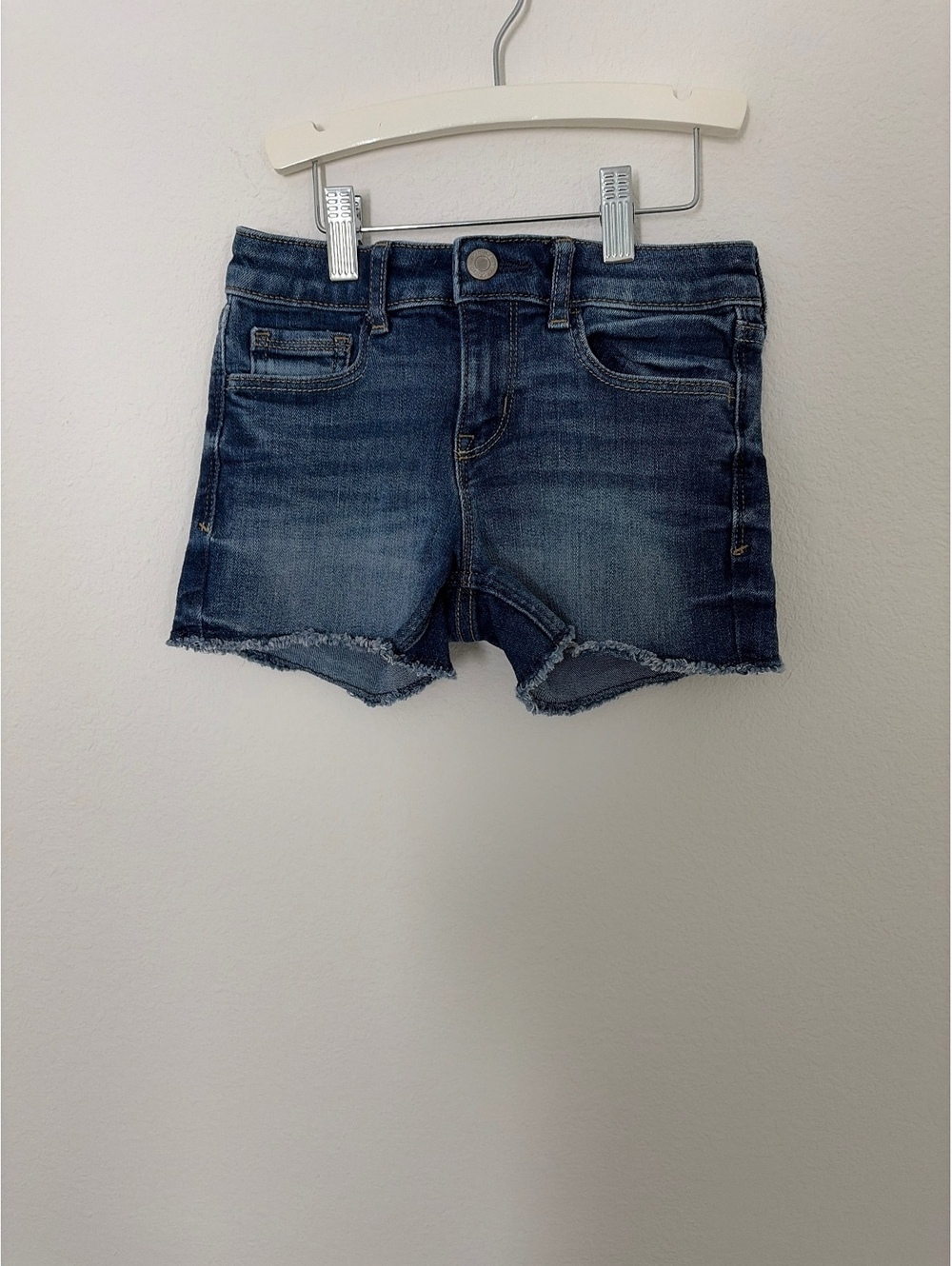 GAP Kids Denim Stretch Shortie Shorts Girls Size 8